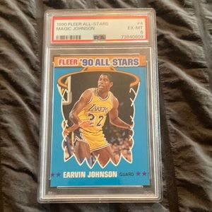 1990 Fleer All Stars Magic Johnson, Great Condition